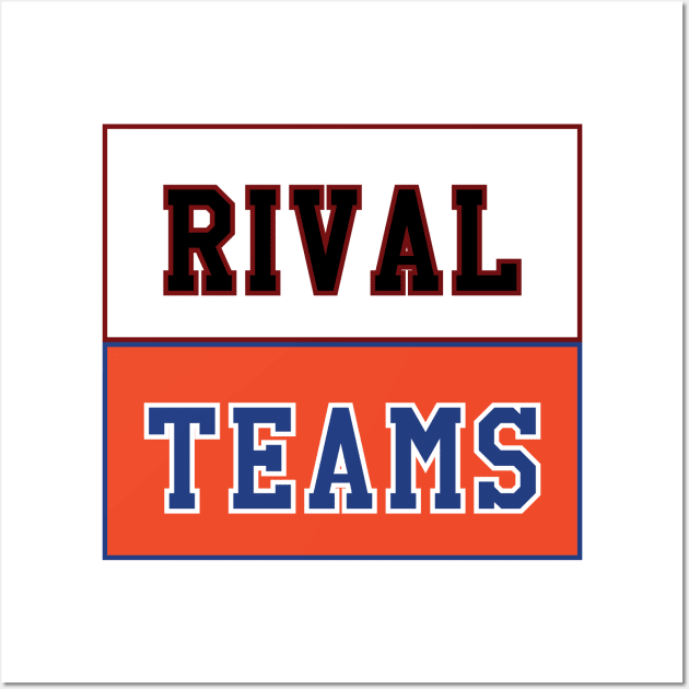 Rival Teams | South Carolina vs Florida Wall Art by Rad Love